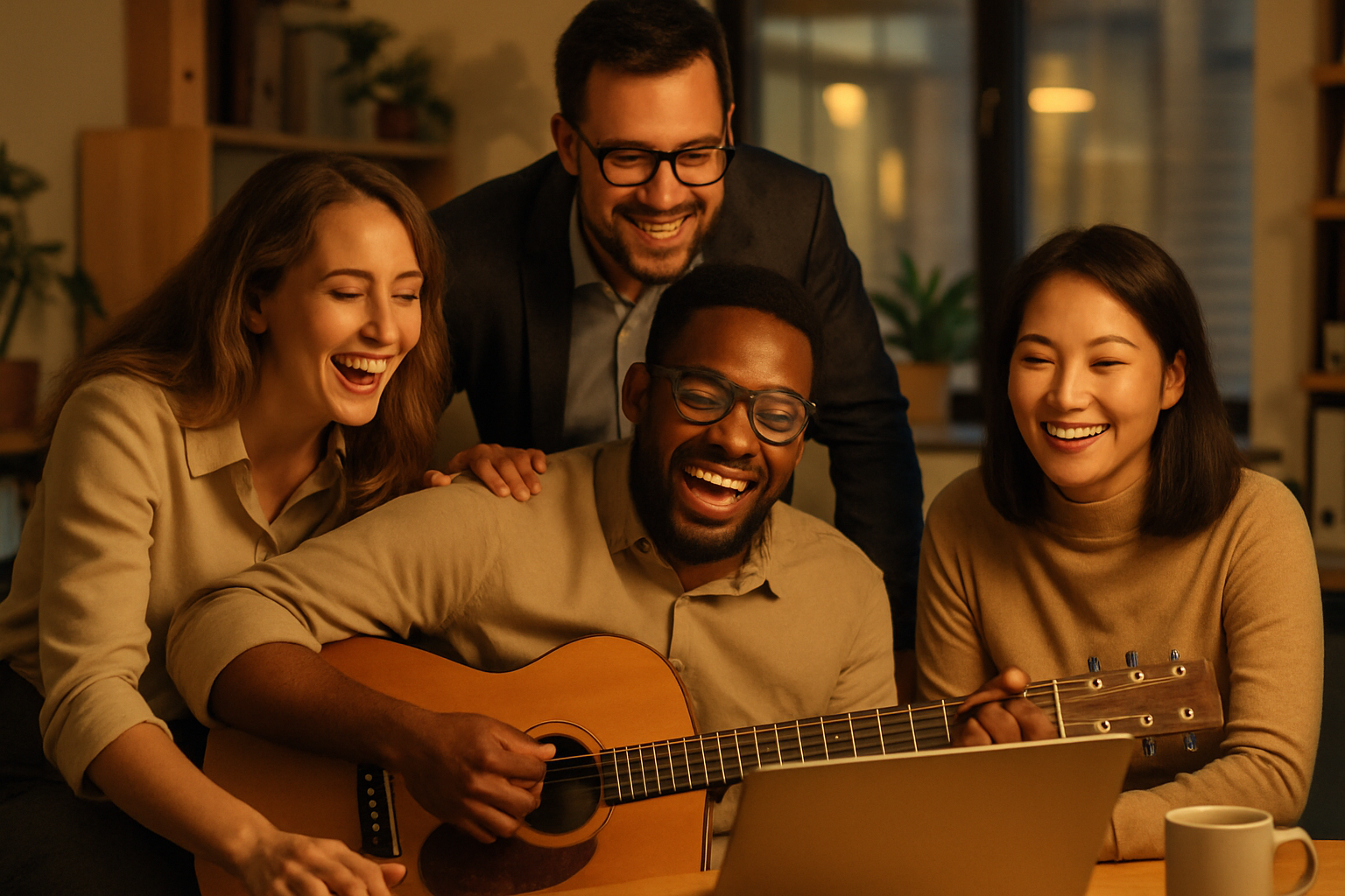 How to create a farewell song for a colleague leaving the team