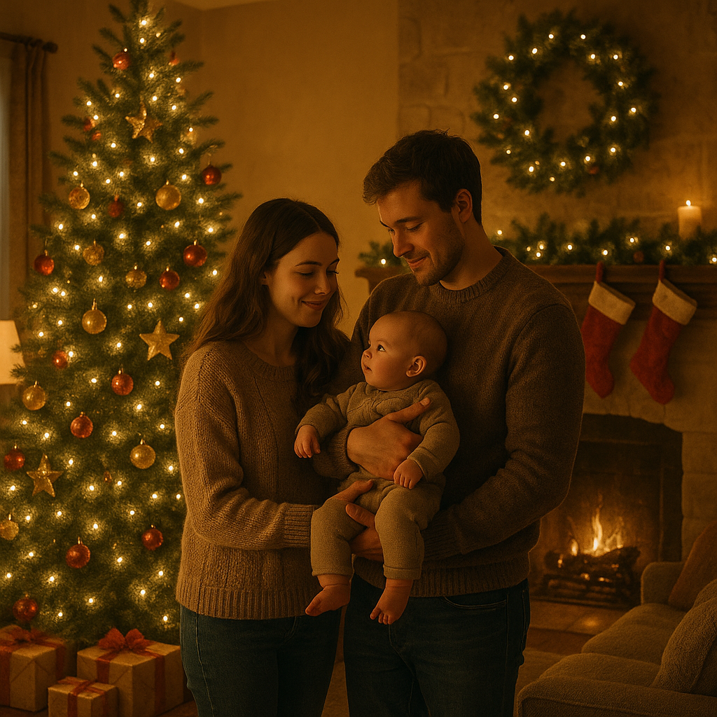 Christmas gift idea: personalised Christmas song for new parents